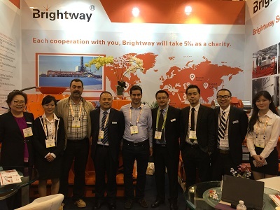 Consul General Li Came to Visit the Booth of Brightway